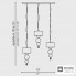 Aiardini 101 SPL 3X2L — Потолочный подвесной светильник Ginevra