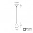 Aldo Bernardi LF1 S PTMATT — Потолочный подвесной светильник Fate