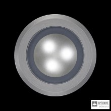 Ares 100179121 — Встраиваемый в грунт, потолок или стену светильник Tapioca Power LED / O 90mm - Anodized Aluminium Frame - Sandblasted Glass