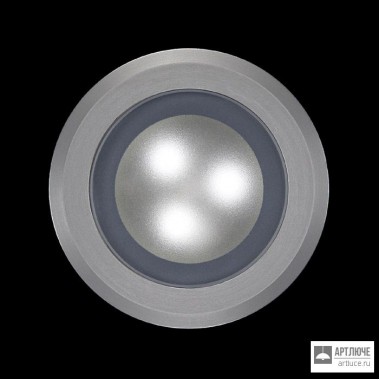 Ares 100179121 — Встраиваемый в грунт, потолок или стену светильник Tapioca Power LED / O 90mm - Anodized Aluminium Frame - Sandblasted Glass