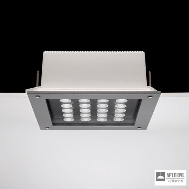 Ares 10310112 — Потолочный встраиваемый светильник Ara Power LED / 250x250 mm - All Light - Transparent Glass - Narrow Beam 10°
