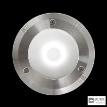Ares 530010 — Встраиваемый в грунт или стену светильник Chiara Mid-Power LED / Stainless Steel Frame - Sandblasted Glass - 24Vdc