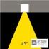 Ares 536012 — Потолочный встраиваемый светильник Leila105 CoB LED / Painted Frame - Wide Beam 45°