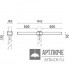 Ares 539015 — Светильник на столб Dooku600 Power LED / Pole O 76mm - Double Top Pole - Street Light Optic