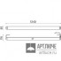 Ares 545044 — Настенно-потолочный светильник Arcadia1240 / With Brackets L 80mm - Sandblasted Glass - Adjustable