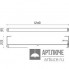 Ares 545052 — Настенно-потолочный светильник Arcadia1240 / With Brackets L 200mm - Transparent Glass - Adjustable