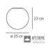 Artemide 0112010A — Светильник настенно-потолочный DIOSCURI 25 PARETE/SOFFITTO