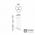 Artemide 0353030A — Потолочный подвесной светильник ORSA