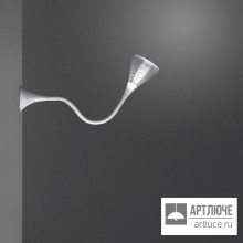 Artemide 0671W10A — Настенный накладной светильник PIPE