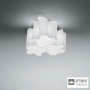 Artemide 0693020A — Светильник потолочный накладной LOGICO MINI SOFFITTO 3x120