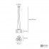 Artemide 0698020A — Светильник потолочный подвесной LOGICO MINI SOSPENSIONE 3x120