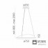 Artemide 1401010APP — Потолочный подвесной светильник AMELUNA
