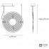 Artemide 1608040A — Светильник потолочный подвесной COPERNICO 500 SOSPENSIONE