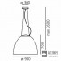 Artemide A242900 — Потолочный подвесной светильник NUR