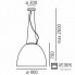 Artemide A243200 — Потолочный подвесной светильник NUR