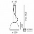 Artemide A243400APP — Потолочный подвесной светильник NUR