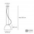 Artemide A244900 — Светильник потолочный подвесной NUR GLOSS MINI