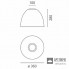 Artemide A246600 — Потолочный накладной светильник NUR