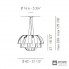 Axo Light SPPLU080E27BCXX — Потолочный подвесной светильник PLUMAGE