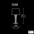 Barovier&Toso 5568 VI BB — Настольный светильник LARA