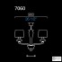 Barovier&Toso 7060 VI NO — Потолочный подвесной светильник SAINT GERMAIN