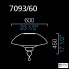 Barovier&Toso 7093 60 BC — Потолочный накладной светильник TOPKAPI