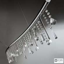 Beby Italy DL20B03 Chrome Clear — Потолочный подвесной светильник Sinus