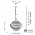Bover 224P618 — Потолочный подвесной светильник MOS - 01