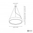 Bover 410332422 — Потолочный подвесной светильник ELEA - 03