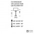 Chelsom CN 12083 AB BZ+QST 16 LINEN NAT — Настольный светильник COCKTAIL