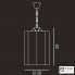 Cremasco 1014-4S-GR.BR.cm — Потолочный подвесной светильник 1014