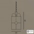 Cremasco 1075-4S-GR-CR.cm — Потолочный подвесной светильник 1075