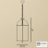 Cremasco 1800-1S-PC-OL.c — Потолочный подвесной светильник 1800