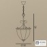 Cremasco 1812-1S-NO.OL.s — Потолочный подвесной светильник 1812