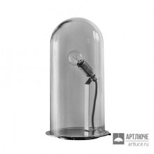 Ebb & Flow DI101692+DO101354 — Настольный светильник Speak Up! Lamp - Smokey Grey Dome & Chrome Base - Small
