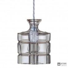 Ebb & Flow LA101241+WIE14SI — Потолочный подвесной светильник Clyde carafe lamp twisted silver