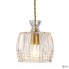 Ebb & Flow LA101281+WIE14BR — Потолочный подвесной светильник Julian carafe lamp twisted gold
