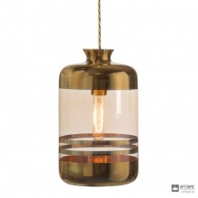 Ebb & Flow LA101315 — Потолочный подвесной светильник Pillar lamp, gold stripes on golden smoke