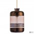 Ebb & Flow LA101316 — Потолочный подвесной светильник Pillar lamp, copper stripes on obsidian