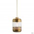 Ebb & Flow LA101318 — Потолочный подвесной светильник Pillar lamp, gold stripes on clear