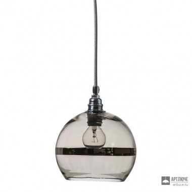 Ebb & Flow LA101323 — Потолочный подвесной светильник Rowan pendant lamp, platinum on grey - 15 см