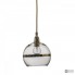Ebb & Flow LA101324 — Потолочный подвесной светильник Rowan pendant lamp, gold on clear - 15 см