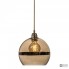 Ebb & Flow LA101327 — Потолочный подвесной светильник Rowan pendant lamp, gold on golden smoke - 22 см