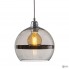 Ebb & Flow LA101329 — Потолочный подвесной светильник Rowan pendant lamp, platinum on grey - 22 см