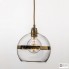 Ebb & Flow LA101330 — Потолочный подвесной светильник Rowan pendant lamp, gold on clear - 22 см