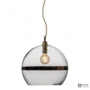 Ebb & Flow LA101343 — Потолочный подвесной светильник Rowan pendant lamp, copper on clear - 39 см