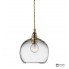 Ebb & Flow LA101540 — Потолочный подвесной светильник Rowan Pendant Lamp - Clear with Brass - 15 см