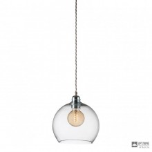 Ebb & Flow LA101612 — Потолочный подвесной светильник Rowan Pendant Lamp - Clear with Silver - 22 см