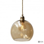 Ebb & Flow LA101619 — Потолочный подвесной светильник Rowan Pendant Lamp - Chestnut Brown - 22 см
