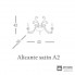 Euroluce Lampadari Alicante satin A2 shade — Настенный накладной светильник ALICANTE